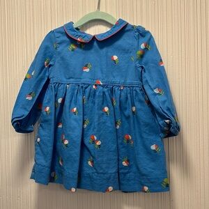 Baby Gap - Blue Collard Floral Dress